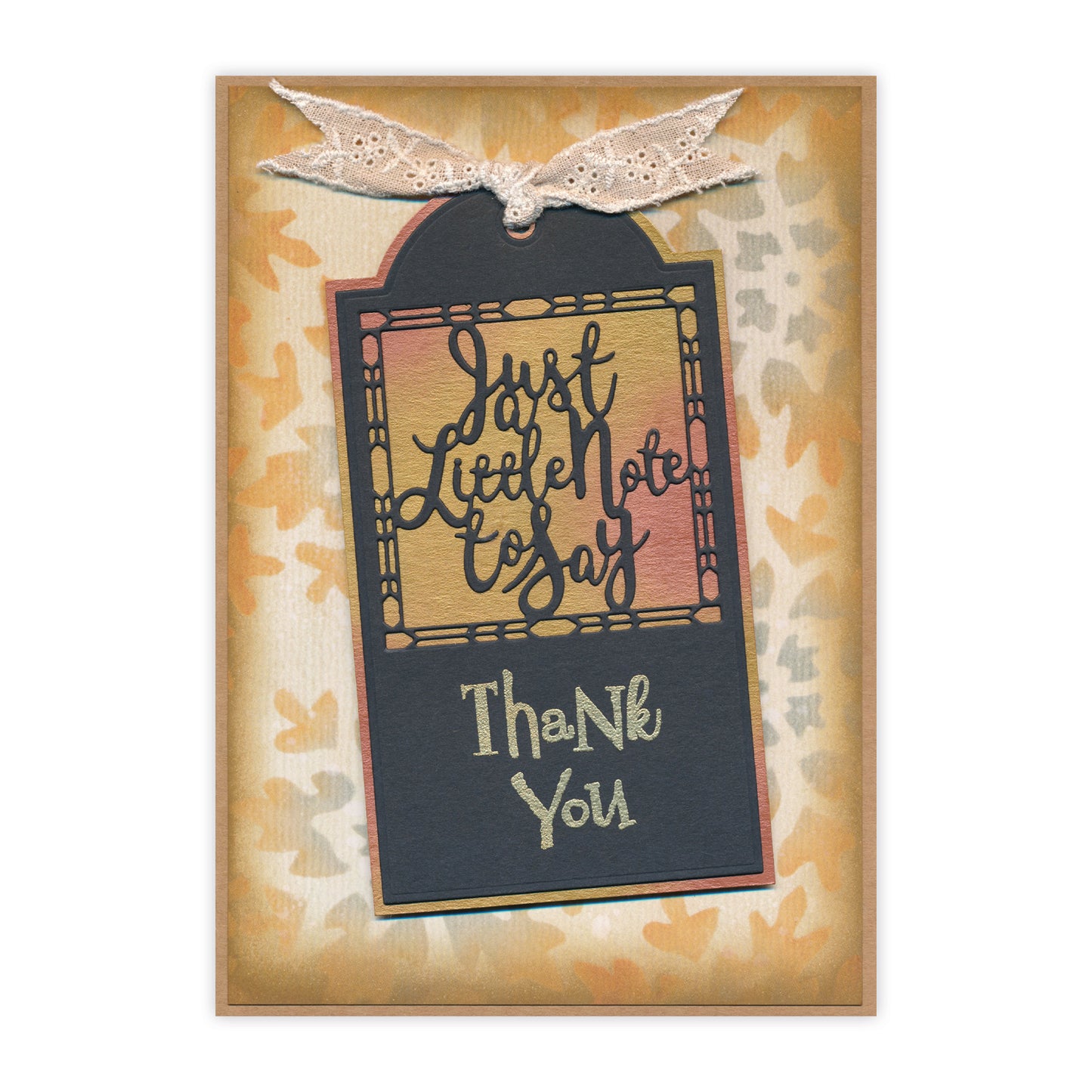 New Design Dies - 18 - Just a Little Note to Say Aperture Die 3" x 3"