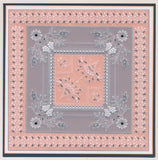 Tina's Small Floral Swirls & Corners 2 A5 Square Groovi Plate