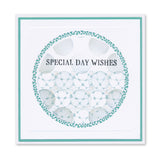 KISS by Clarity - Tina's Retro Set 2 - Bubbles, Stars & Triangles A5 Stamp Trio