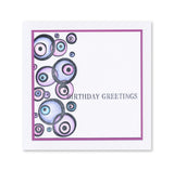 KISS by Clarity - Tina's Retro Set 2 - Bubbles, Stars & Triangles A5 Stamp Trio