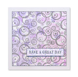 KISS by Clarity - Tina's Retro Set 2 - Bubbles, Stars & Triangles A5 Stamp Trio