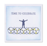 KISS by Clarity - Tina's Retro Set 2 - Bubbles, Stars & Triangles A5 Stamp Trio