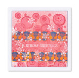 KISS by Clarity - Tina's Retro Set 2 - Bubbles, Stars & Triangles A5 Stamp Trio