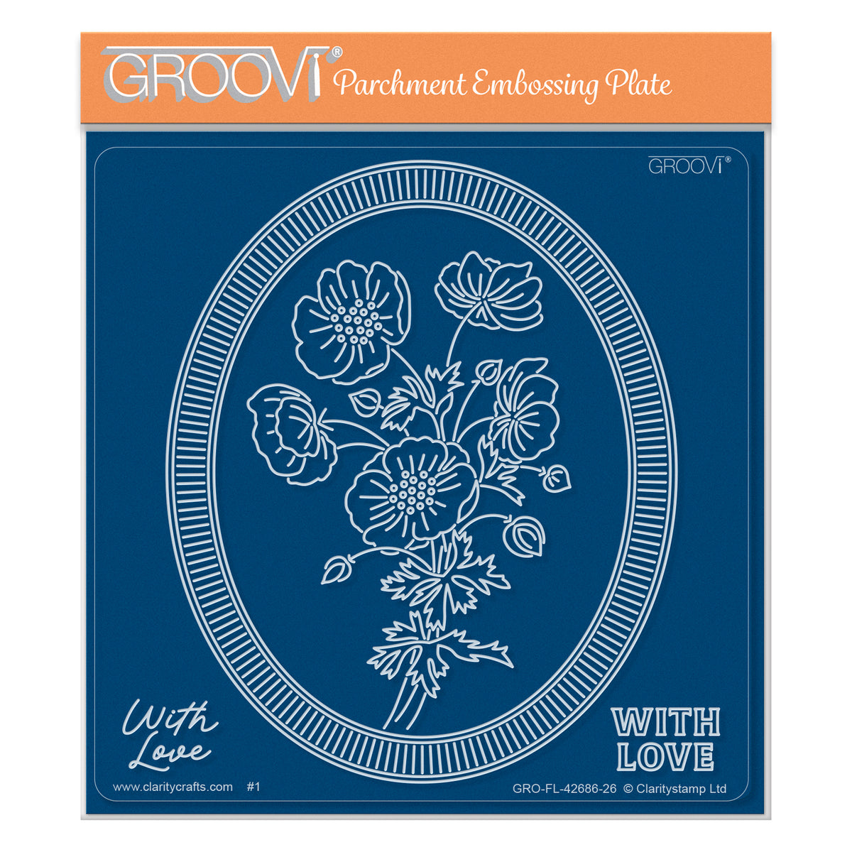 Poppy Posy Midi Groovi Plate