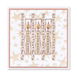 KISS by Clarity - Tina's Retro Set 2 - Bubbles, Stars & Triangles A5 Stamp Trio