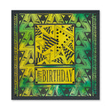 KISS by Clarity - Tina's Retro Set 2 - Bubbles, Stars & Triangles A5 Stamp Trio