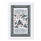 KISS by Clarity - Tina's Retro Set 2 - Bubbles, Stars & Triangles A5 Stamp Trio