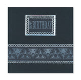 KISS by Clarity - Tina's Retro Set 2 - Bubbles, Stars & Triangles A5 Stamp Trio