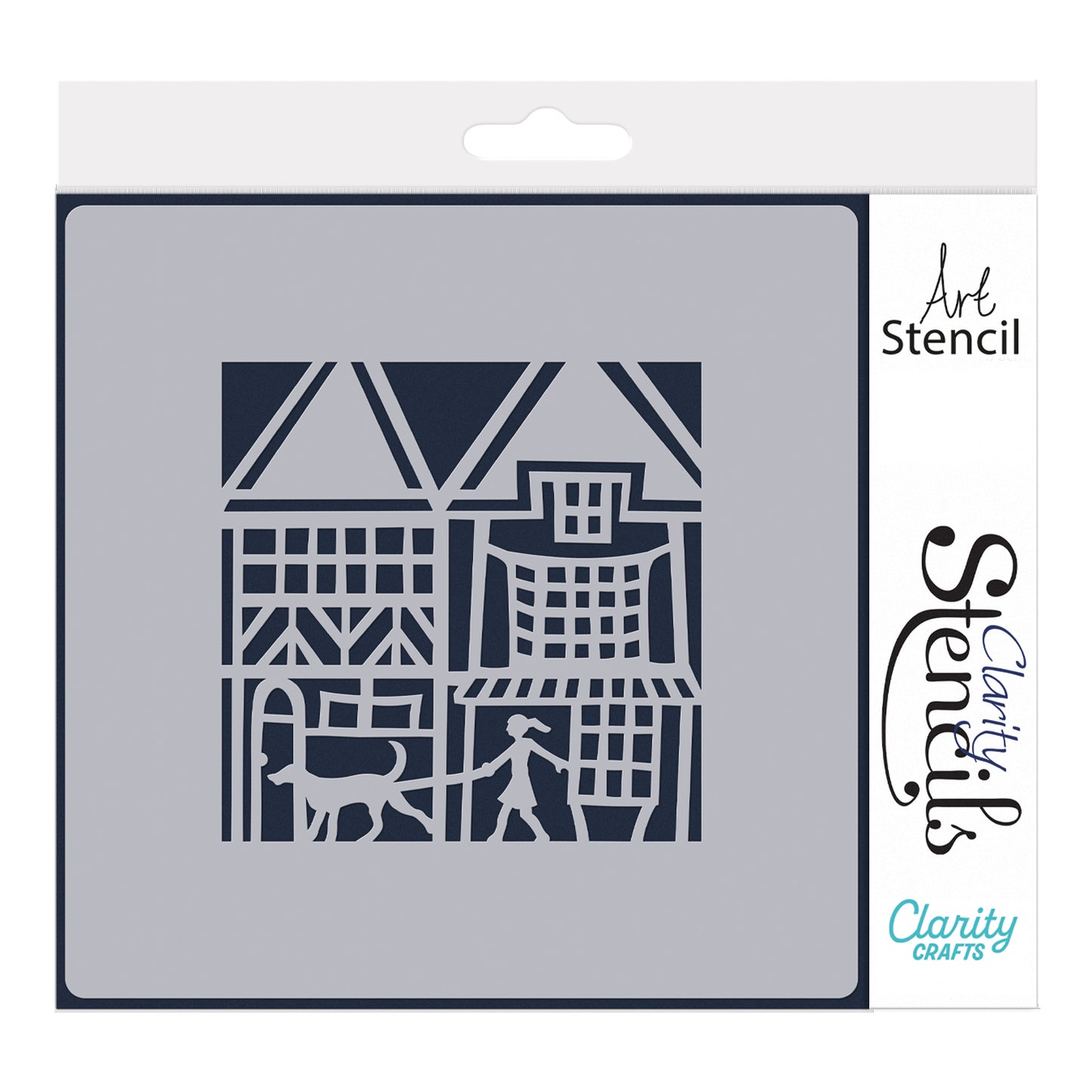 A Walk with My Best Friend 7" x 7" Stencil