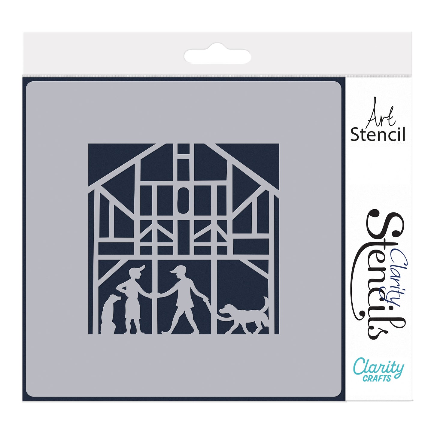 Best Friends 7" x 7" Stencil