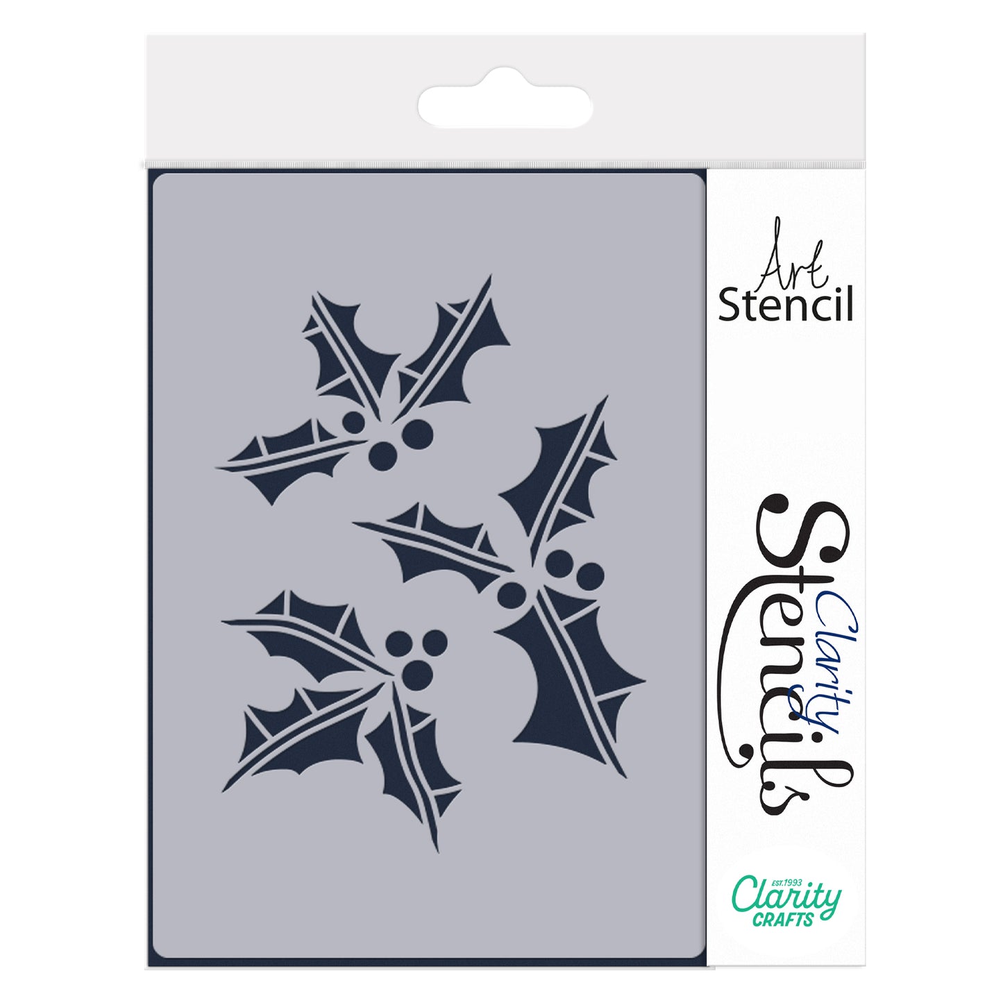 Barbara's Big Blooms - Holly Leaves A5 Stencil