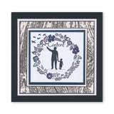 Butterfly Wreath A5 Square & A6 Square Stamp & Mask Collection