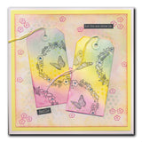 Butterfly Wreath A5 Square & A6 Square Stamp & Mask Collection