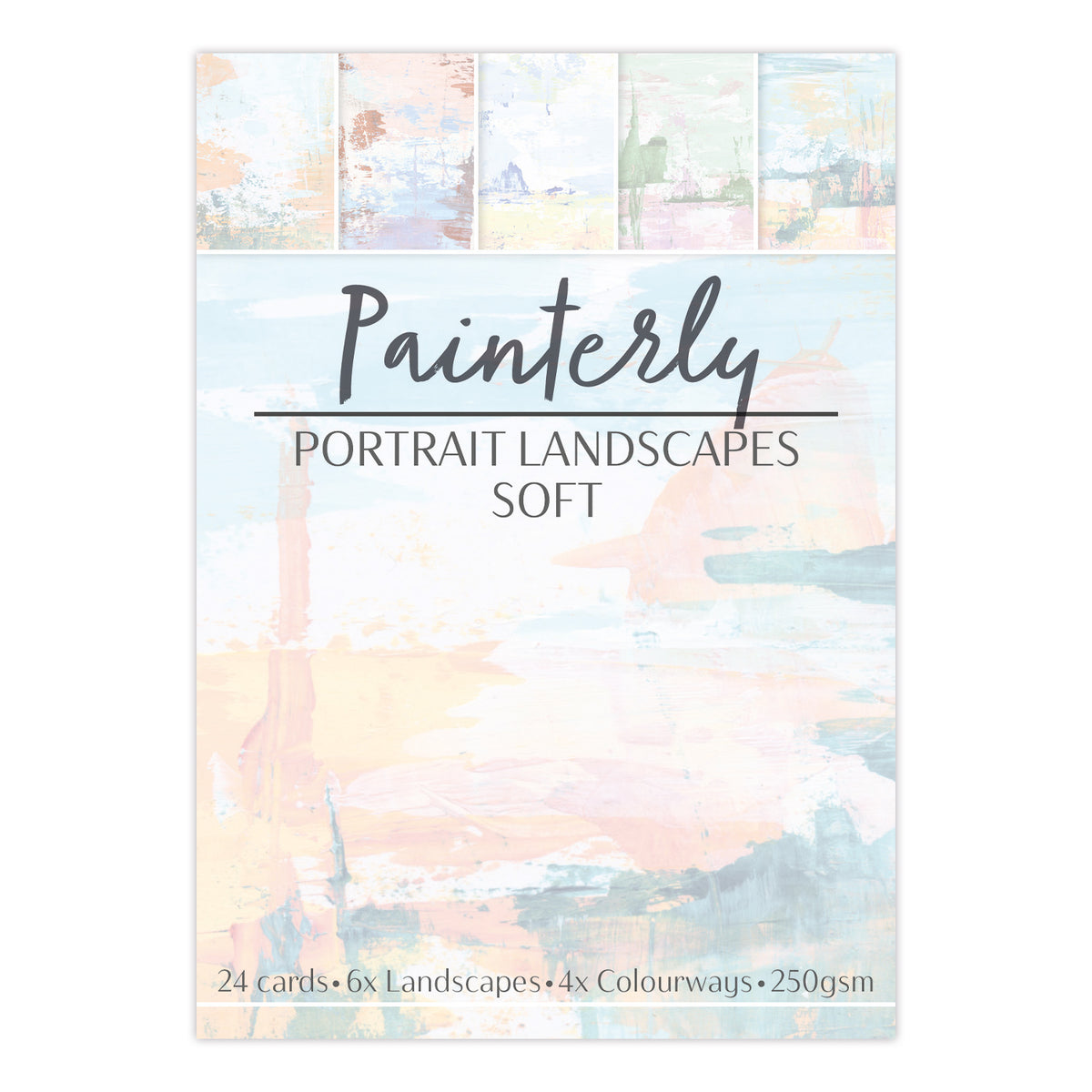 Painterly Soft Portrait Landscapes Card Pack
