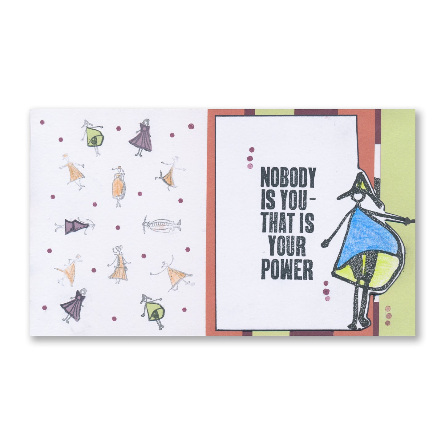 Barbara's Big SHAC Girl A7 Stamp Set