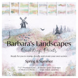 Barbara's Landscapes Backdrop Prints 7" x 7" - Spring/Summer Card Pack