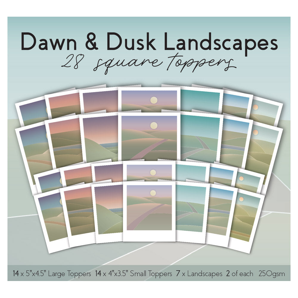 Dusk & Dawn Landscapes - Square Toppers