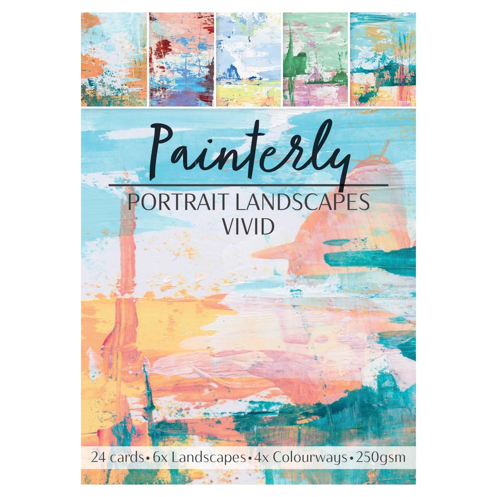 Painterly Vivid Portrait Landscapes Card Pack