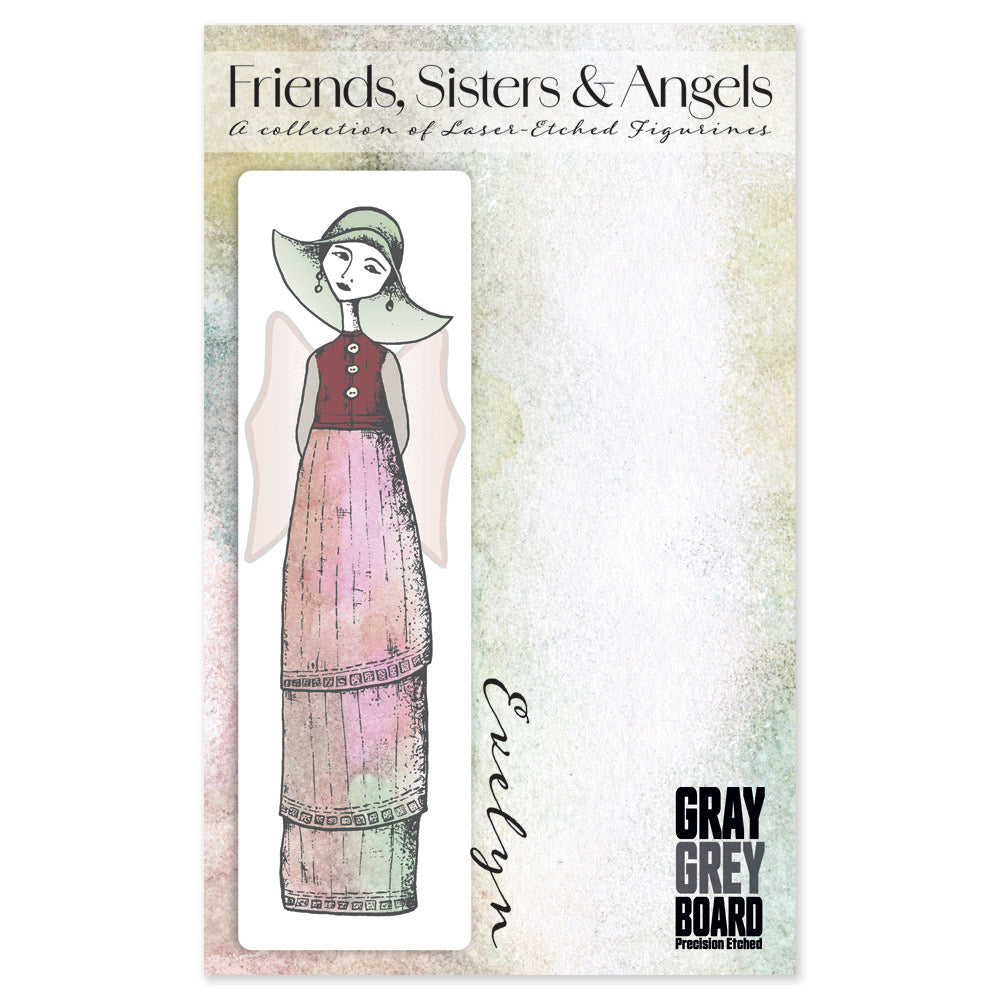 Gray Grey Board - Evelyn - Friends, Sisters & Angels