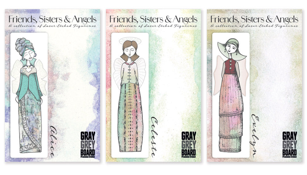 Gray Grey Board - Friends, Sisters & Angels Collection