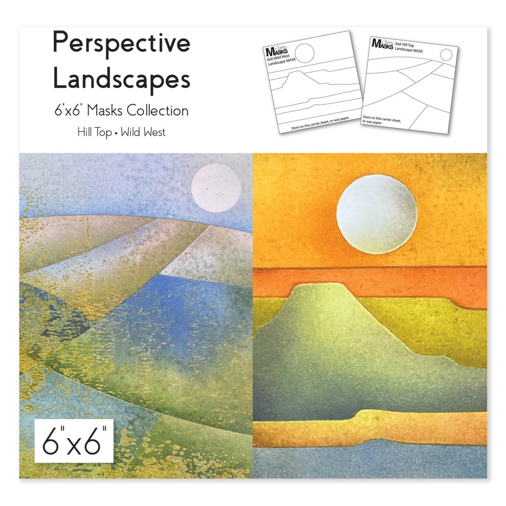 Perspective Landscapes - 6" x 6" Masks Collection