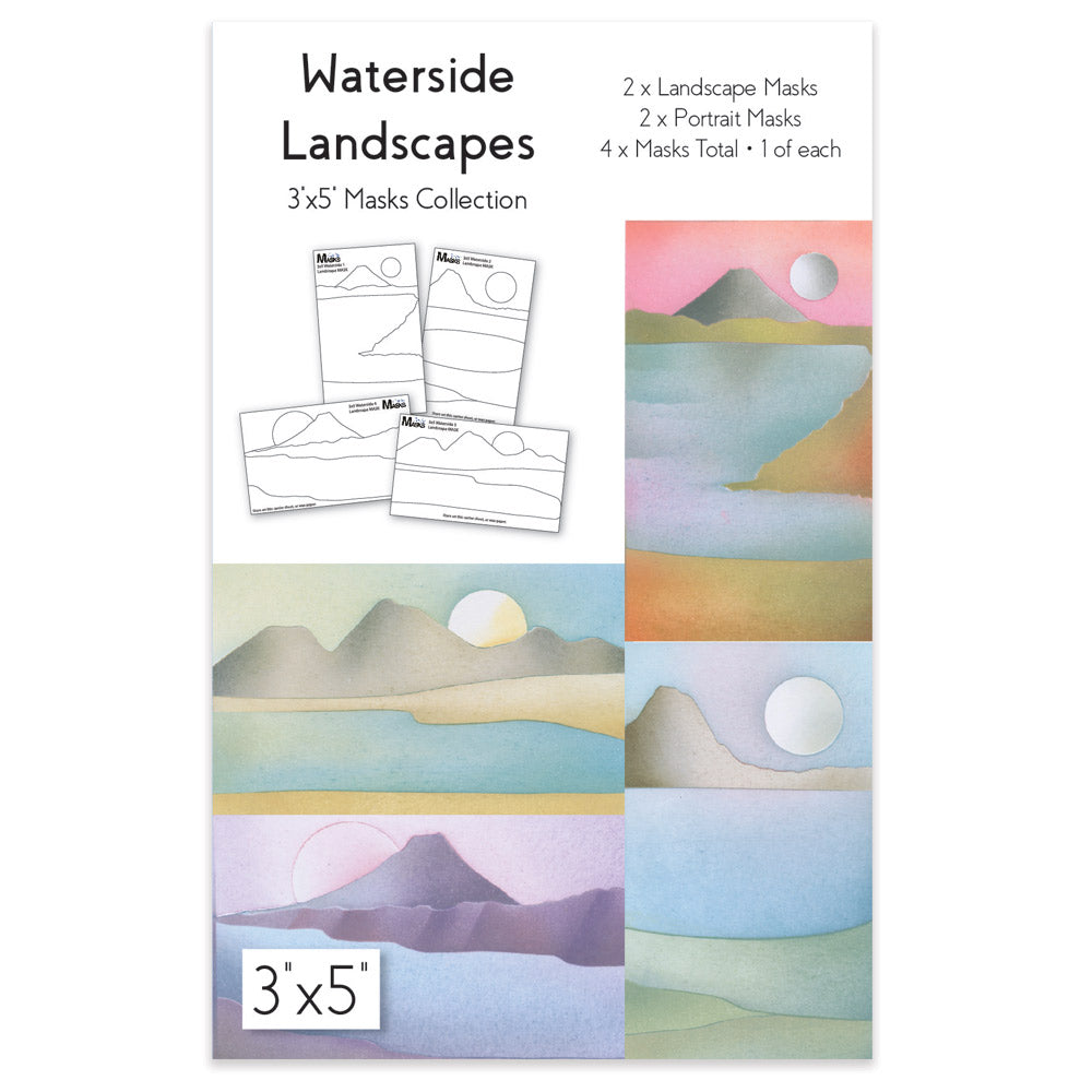 Waterside Landscapes - 3" x 5" Masks Collection