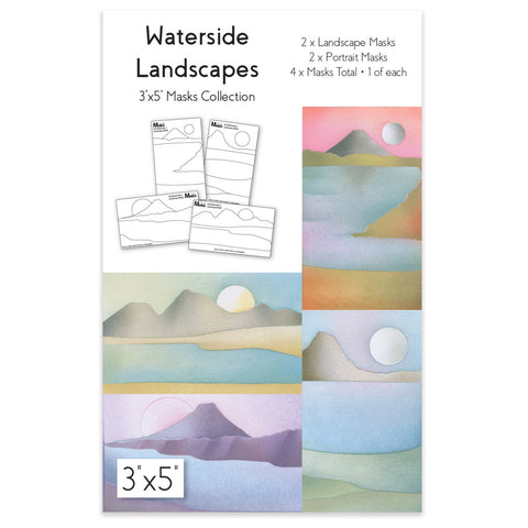 Waterside Landscapes - 3" x 5" Masks Collection