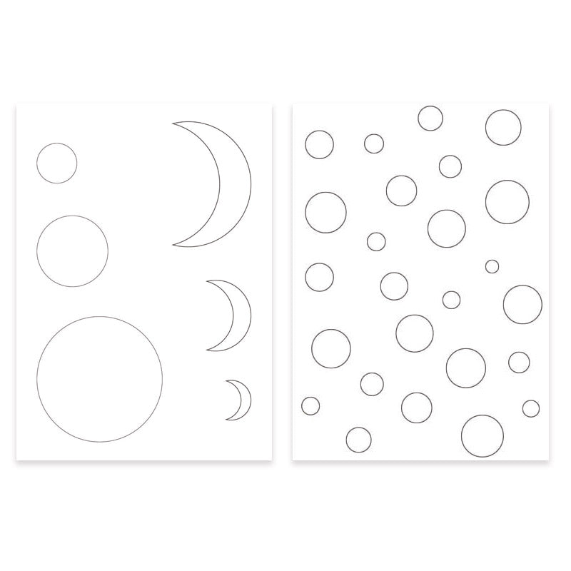 Moons & Mini Moons A5 Mask Duo
