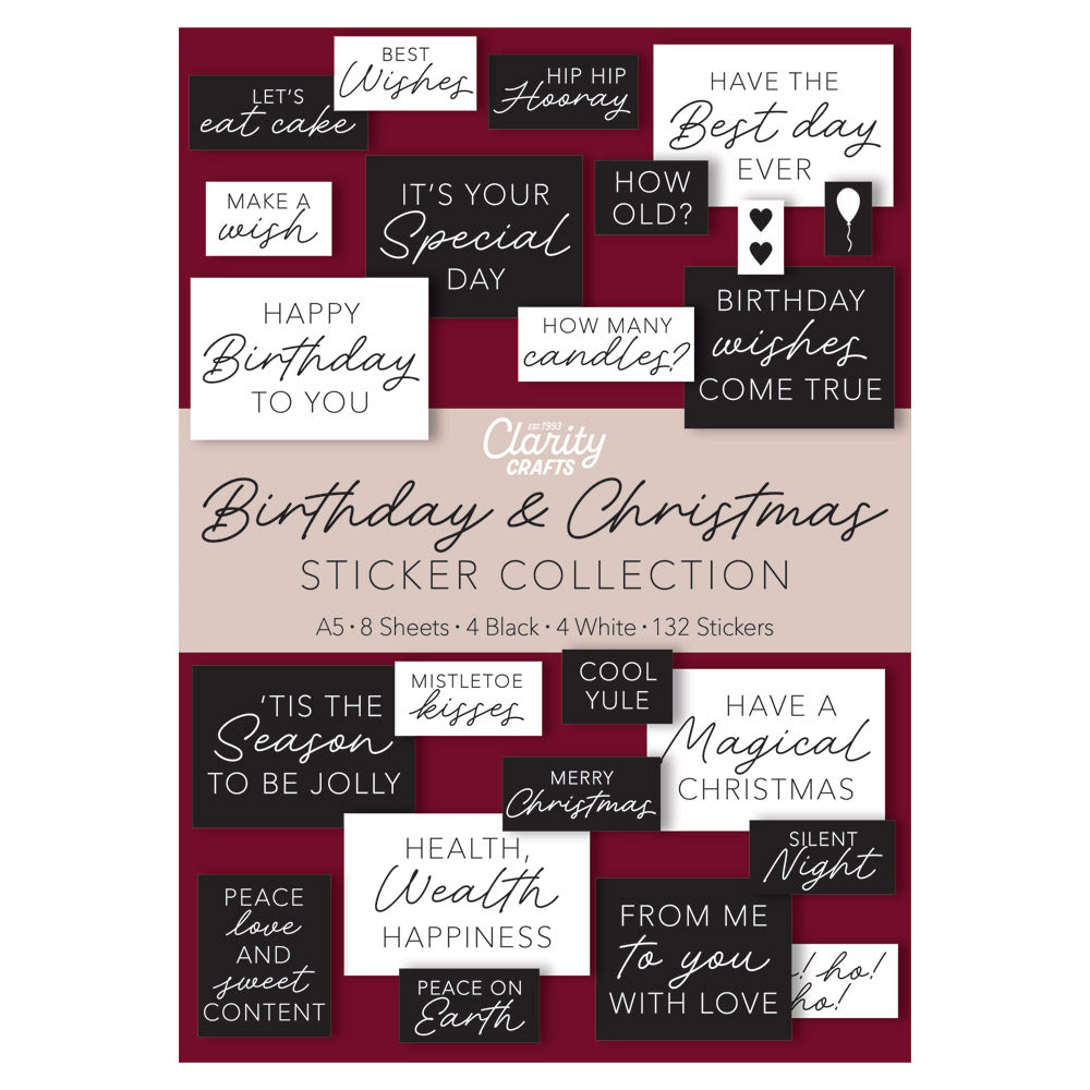 Birthday & Christmas Sticker Collection