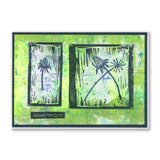 Linocut Floral- Teasels A5 Stamp Set