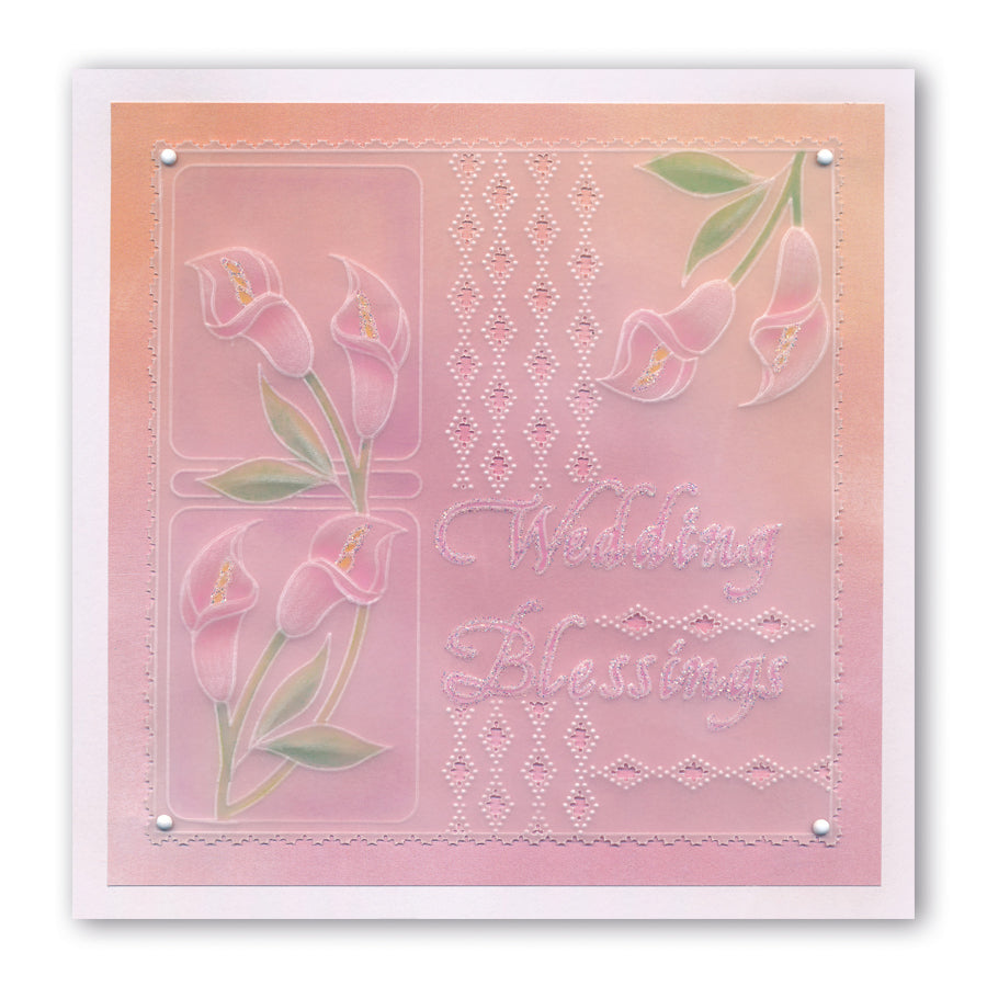 Queen's Calligraphy Alphabet - Upper Case Groovi Border Plate