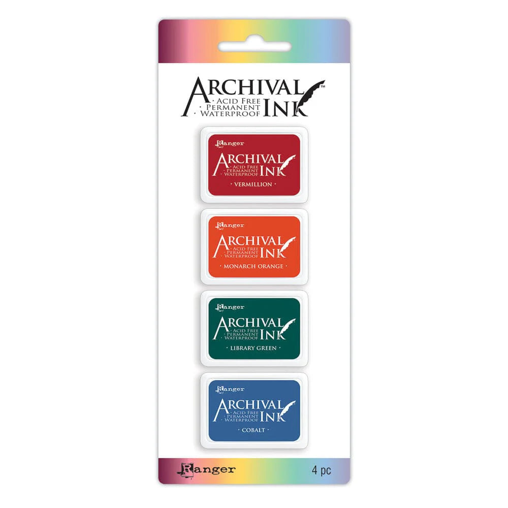 Mini Archival Ink Pads Kit 1 - Vermillion