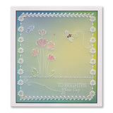 Tina's Springtime Flowers Brighten Your Day A6 Groovi Plate