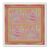 Barbara's Christmas Tree Sampler A4 Square Groovi Plate