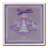 Barbara's Christmas Tree Sampler A4 Square Groovi Plate