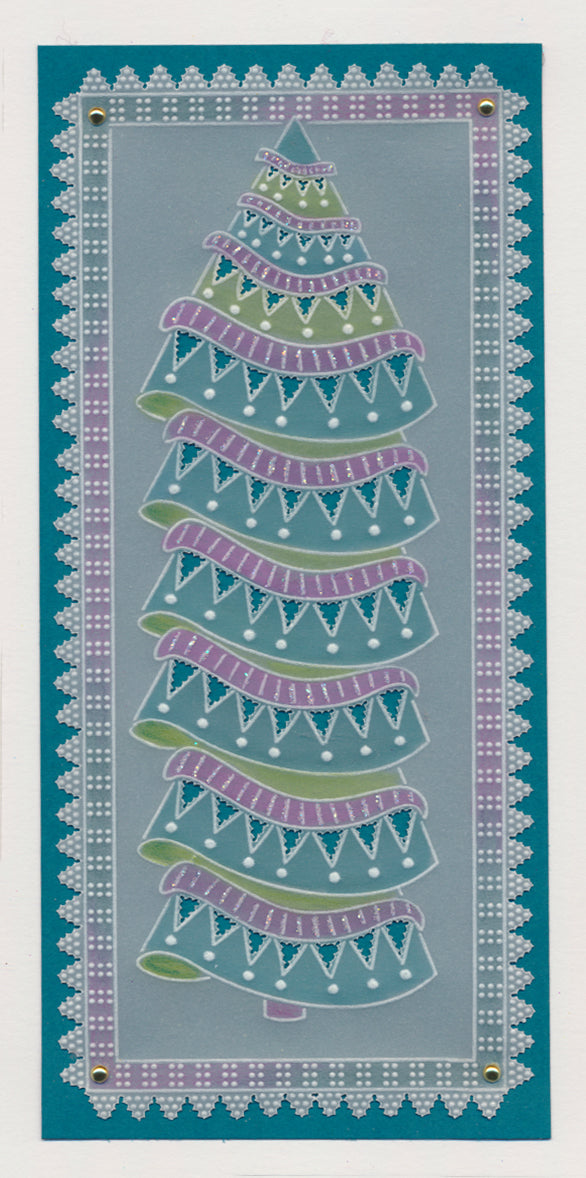 Barbara's Christmas Tree Sampler A4 Square Groovi Plate