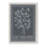 Barbara's Chinese Lantern Spray & Dragonflies A6 & Spacer Groovi Plate Trio