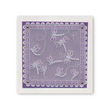 Barbara's Chinese Lantern Spray & Dragonflies A6 & Spacer Groovi Plate Trio