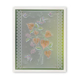Barbara's Chinese Lantern Spray & Dragonflies A6 & Spacer Groovi Plate Trio