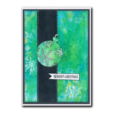 Barbara's SHAC Baubles - Merry Christmas & Season's Greetings A5 Square Stamp & Mask Collection