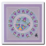 Barbara's SHAC Beauty - Japanese Flowers & Butterflies A5 Square Groovi Plate