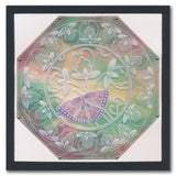 Barbara's SHAC Beauty - Japanese Flowers & Butterflies A5 Square Groovi Plate