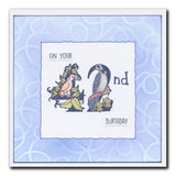 Bijou Barbara's 12 Days of Christmas, Verses & Backdrop Stamp Collection