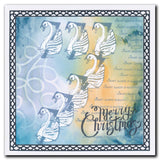 Bijou Barbara's 12 Days of Christmas, Verses & Backdrop Stamp Collection