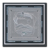 Barbara's Bijou Entwined Winter Wreath A6 Groovi Plate