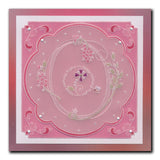 Barbara's Bijou Entwined Summer Wreath A6 Groovi Plate