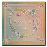 Barbara's Bijou Entwined Autumn Wreath A6 Groovi Plate
