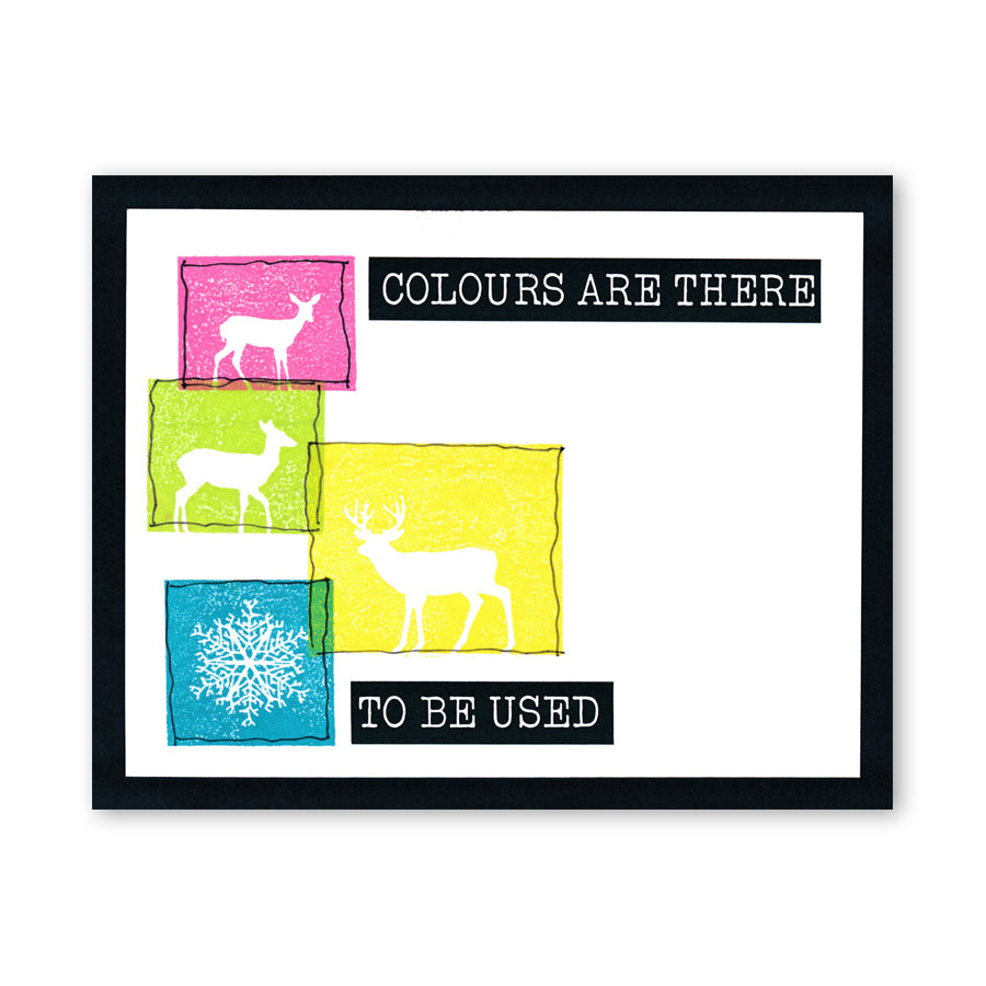 Winter Wonderland A4 Square Stamp Set