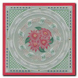 Linda's Woven Wreath A4 Square Groovi Plate