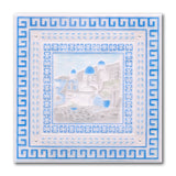 Linda's Santorini Layering Frame A4 Square Groovi Plate